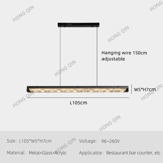 Restaurant LED Dining Room Island Hanging Lamp