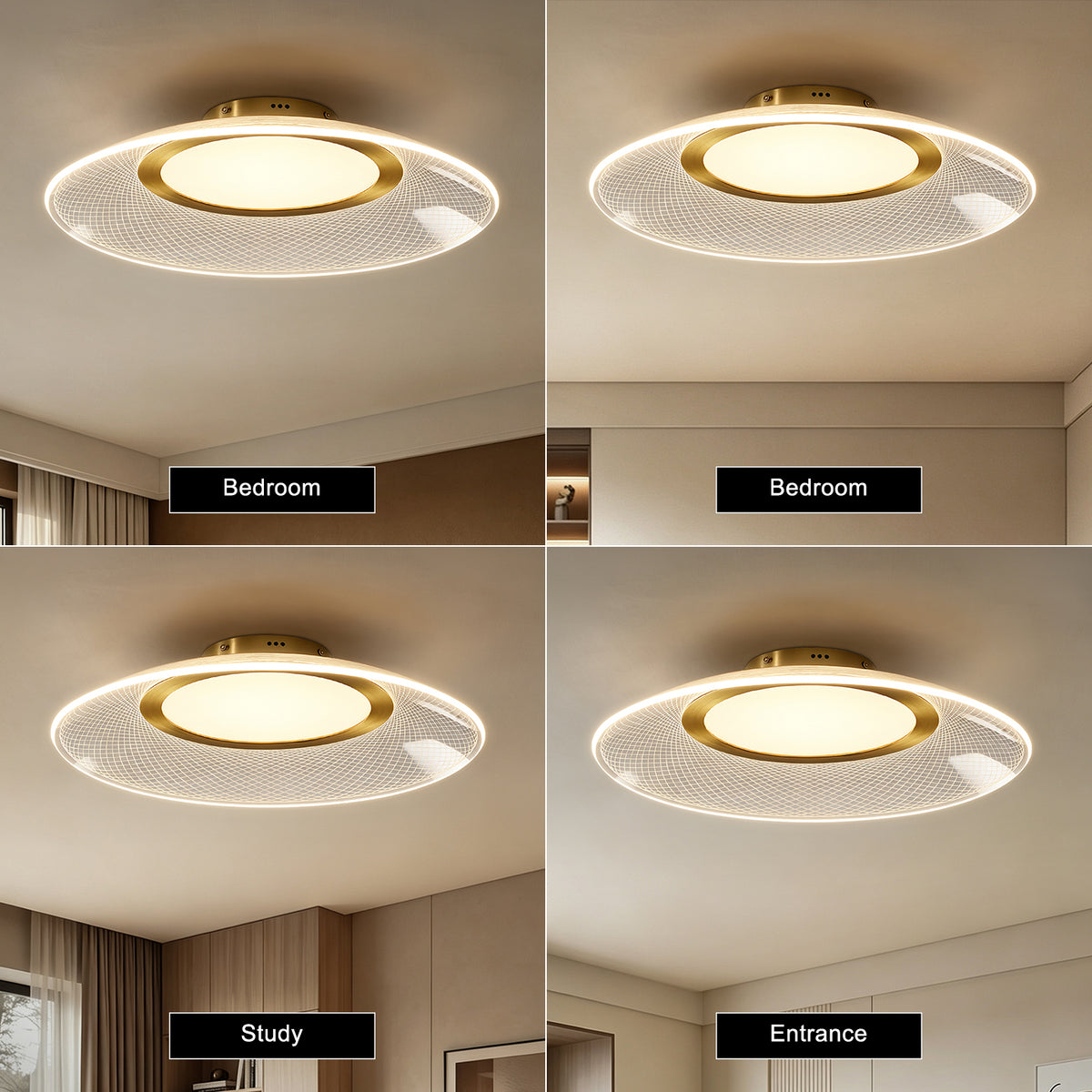 Minimally Bedroom Ceiling Light