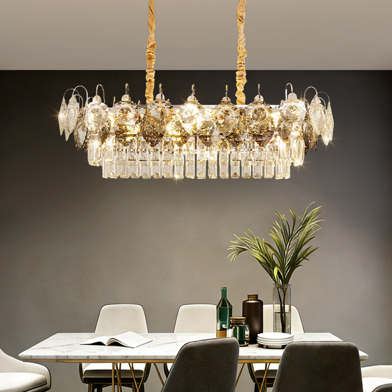 Luxury Crystal Living Room LED Chandelier