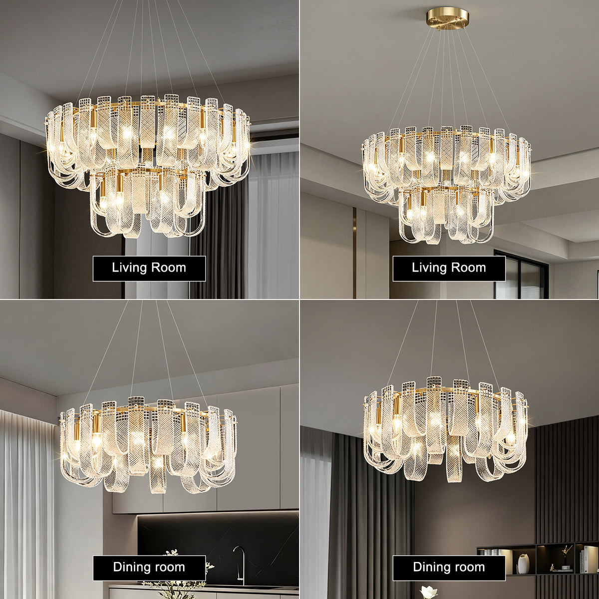 New Postmodern Creative Glass Chandelier
