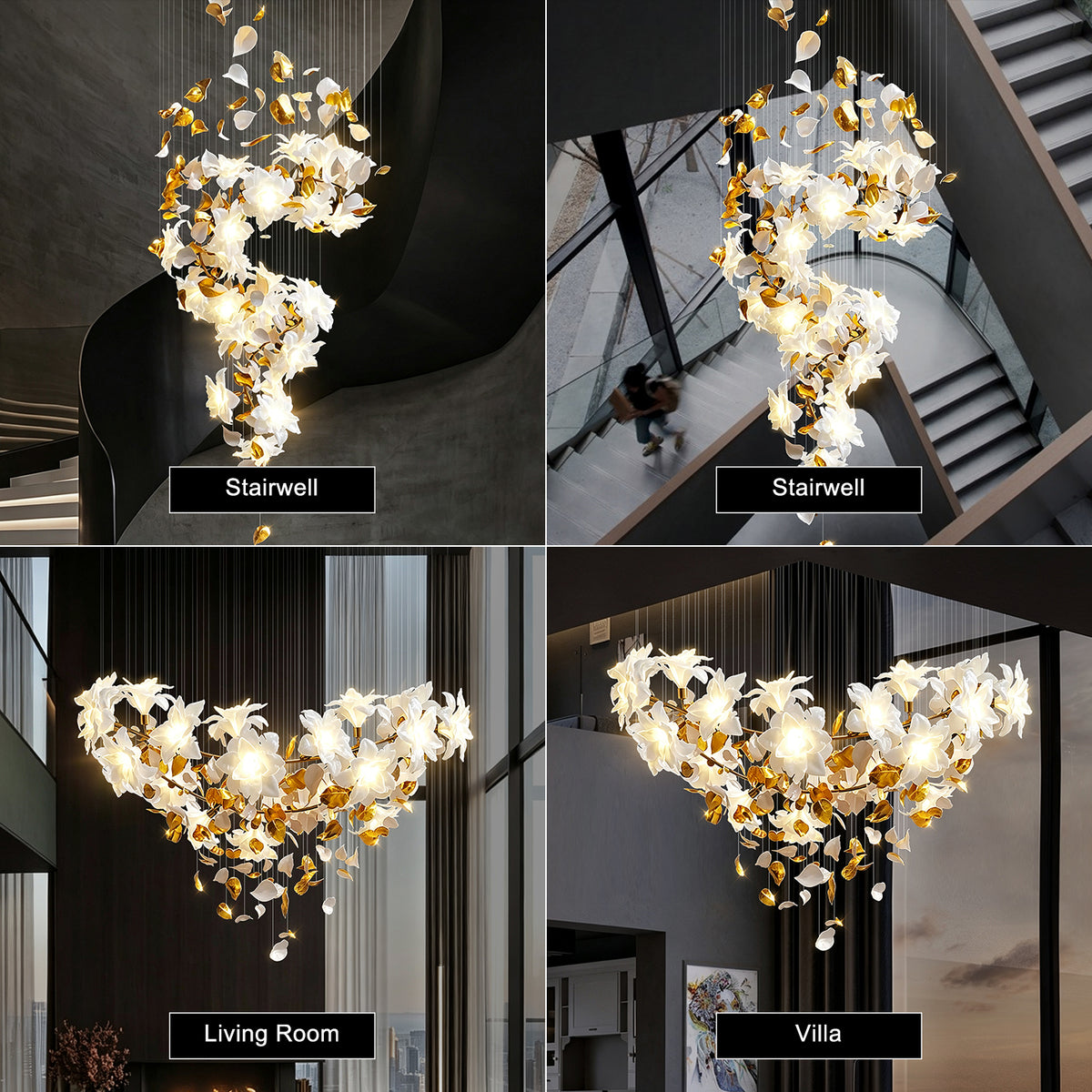 Nordic Villa Loft Duple Hanging Lamps