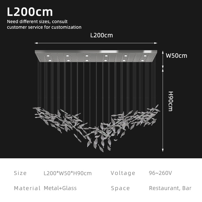 Luxury Living Room Dining Room Kitchen Chandelier Light