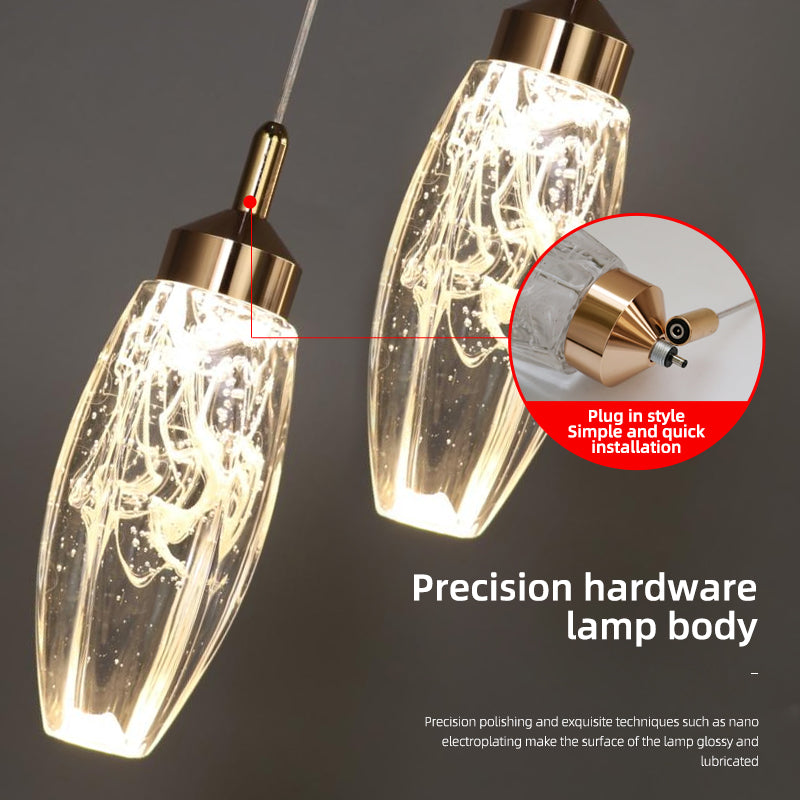 Crystal Staircase Pendant Lamp