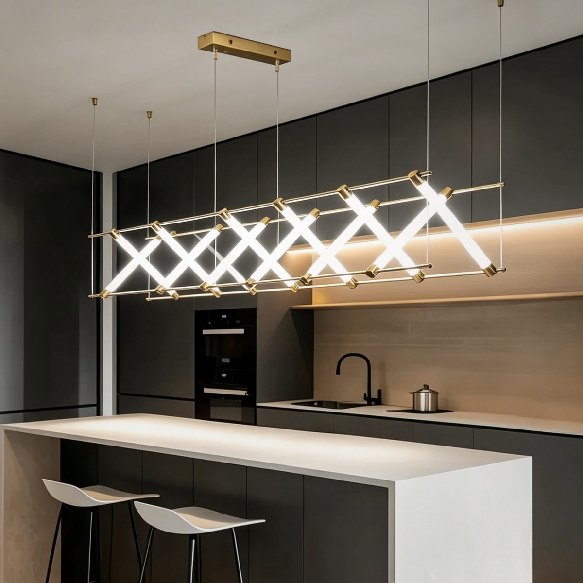 Modern LED Dining Room Kitchen Island Chandelier