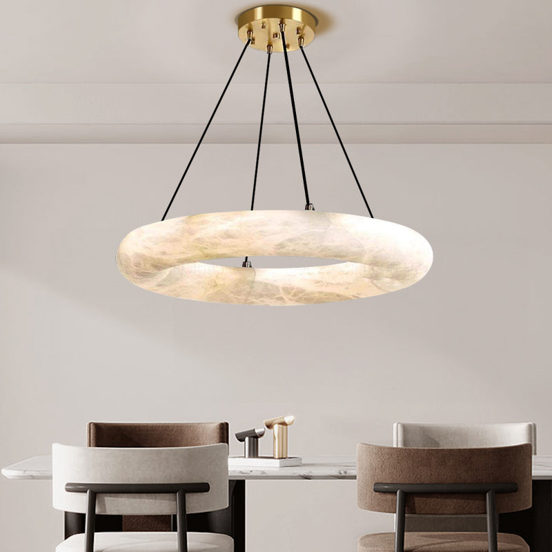 Modern Minimalist Marble Living Room Chandelier