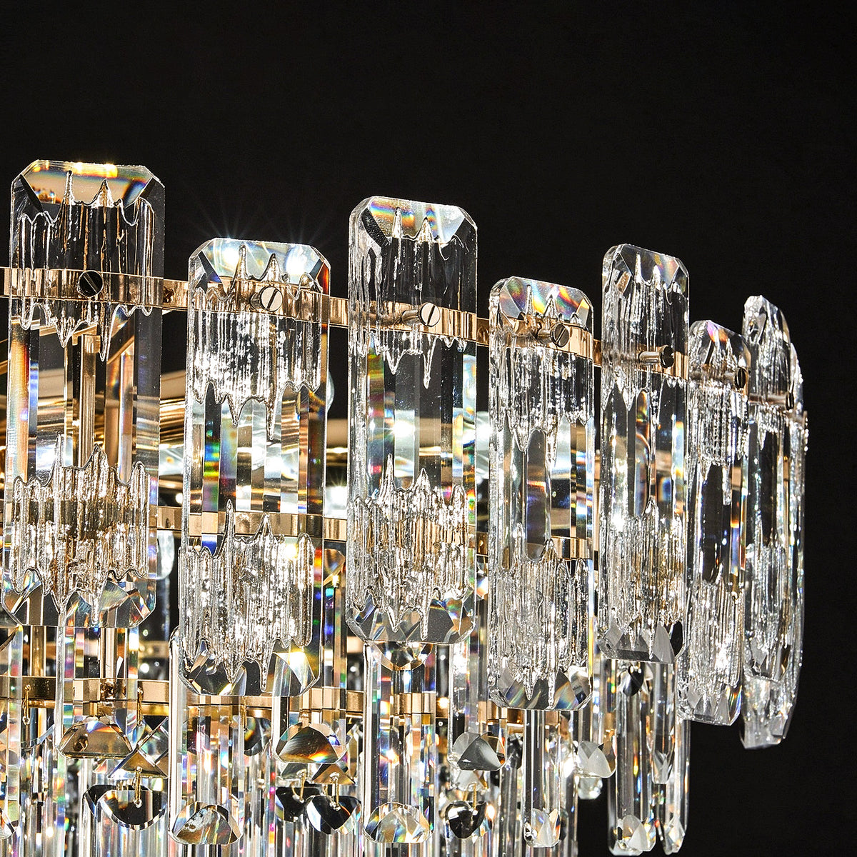 Luxury Round Crystal Living Room Chandelier