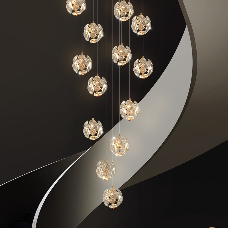 Staircase Chandelier Lustre Hanging Light