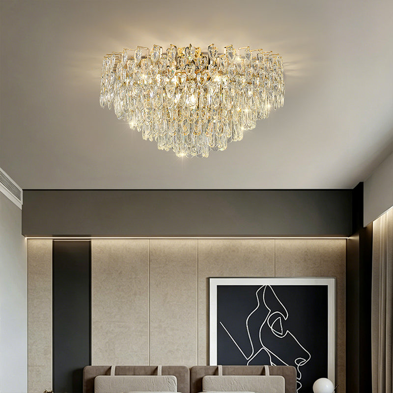 Modern Luxury Gold Villa Living Room Ceiling Light