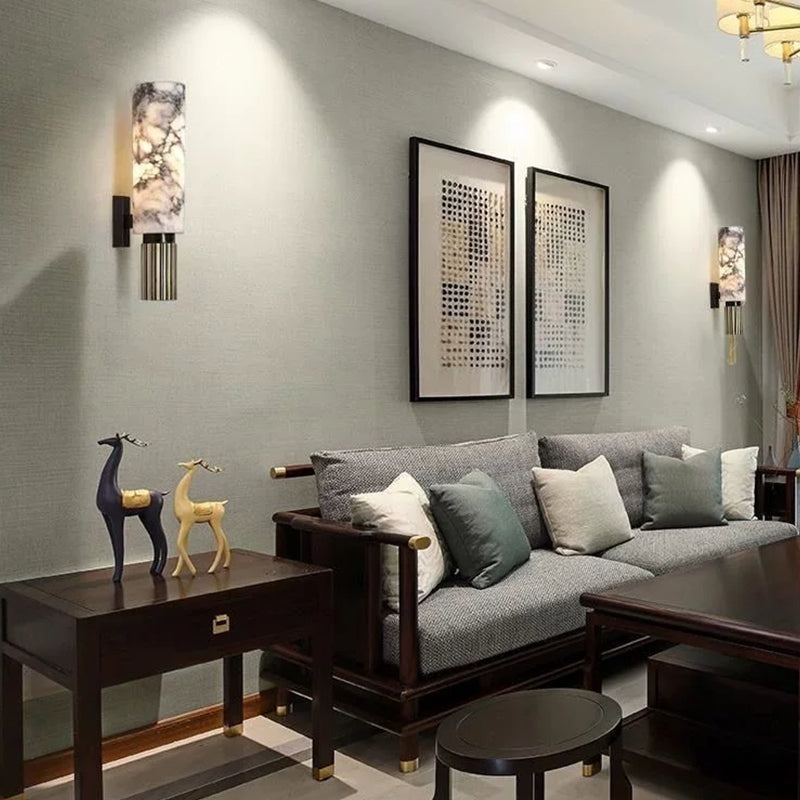 Natural Marble Living Room Restaurant Wall Lamp