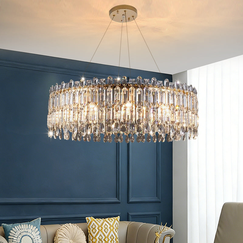 Luxury Villa Living Room Crystal High-end Hanging Chandelier