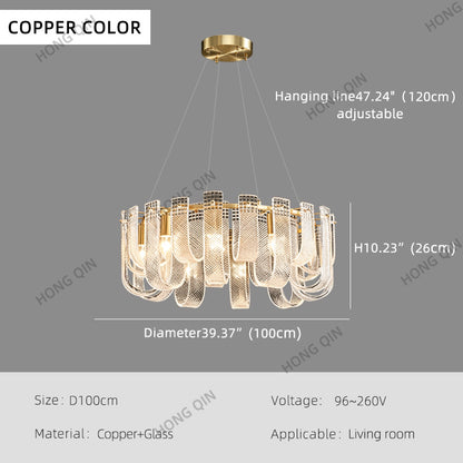 New Postmodern Creative Glass Chandelier