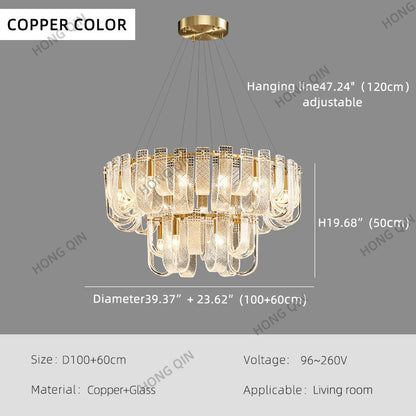 New Postmodern Creative Glass Chandelier