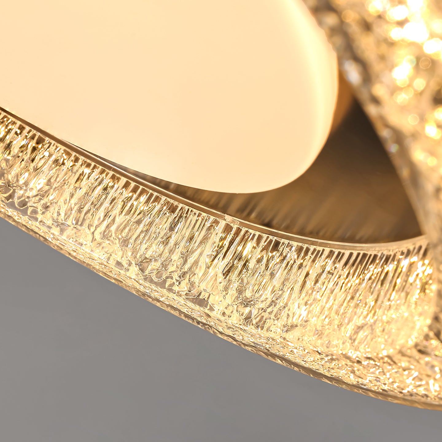 New Design Round Glass LED Ceiling Lamp