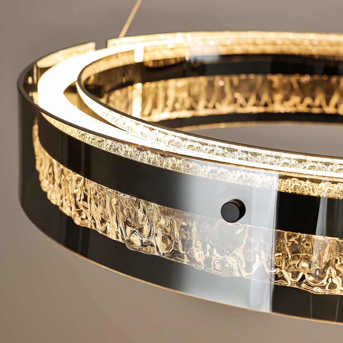 Luxury Rings LED Suspension Chandelier