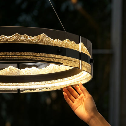 Luxury Ring Living Room Chandelier