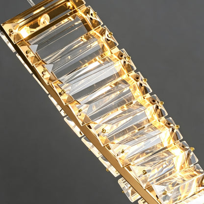 Luxury Spiral Staircase Crystal Chandelier
