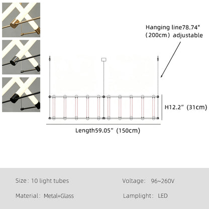 Modern LED Dining Room Kitchen Island Chandelier