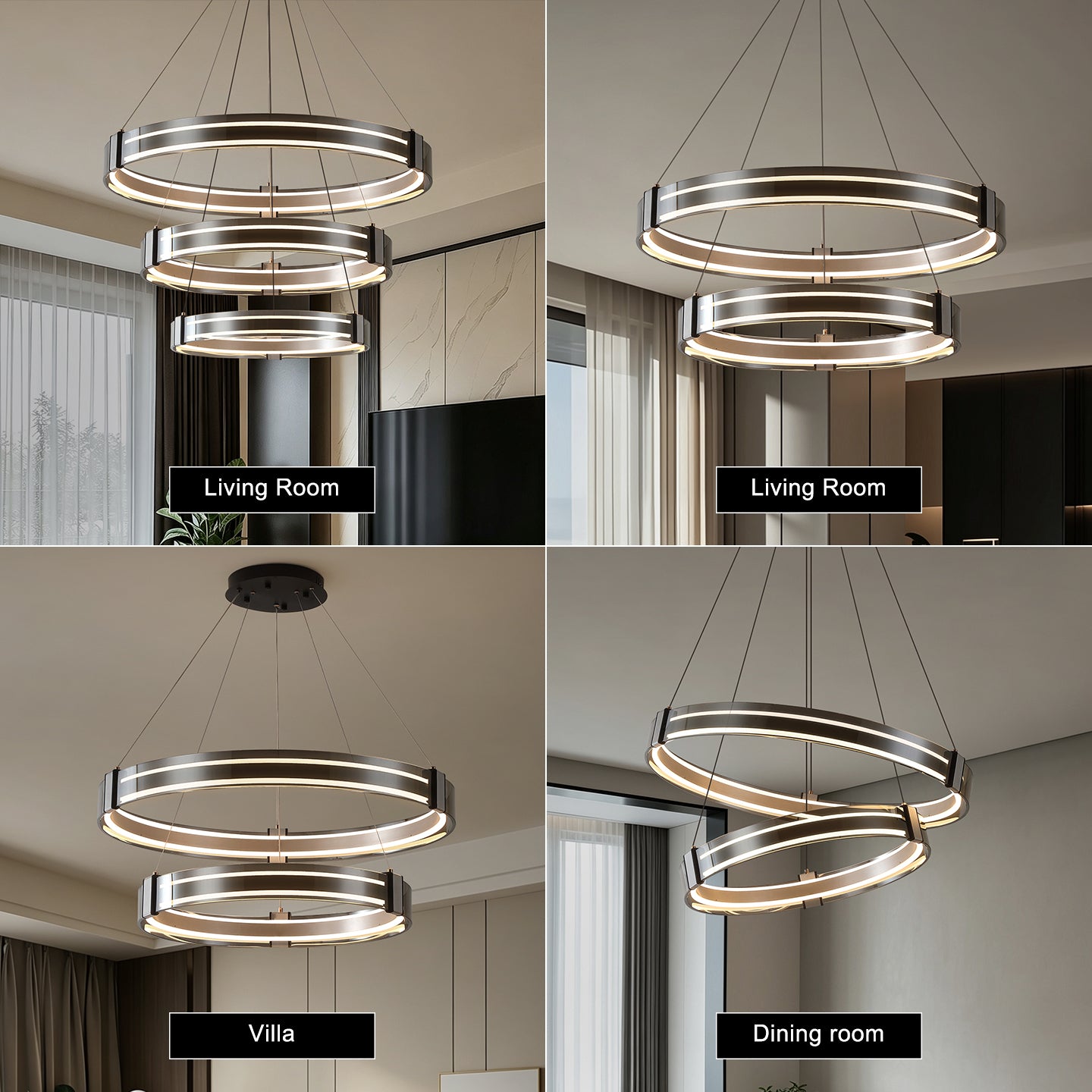 Luxury Villa Living Room Chandelier