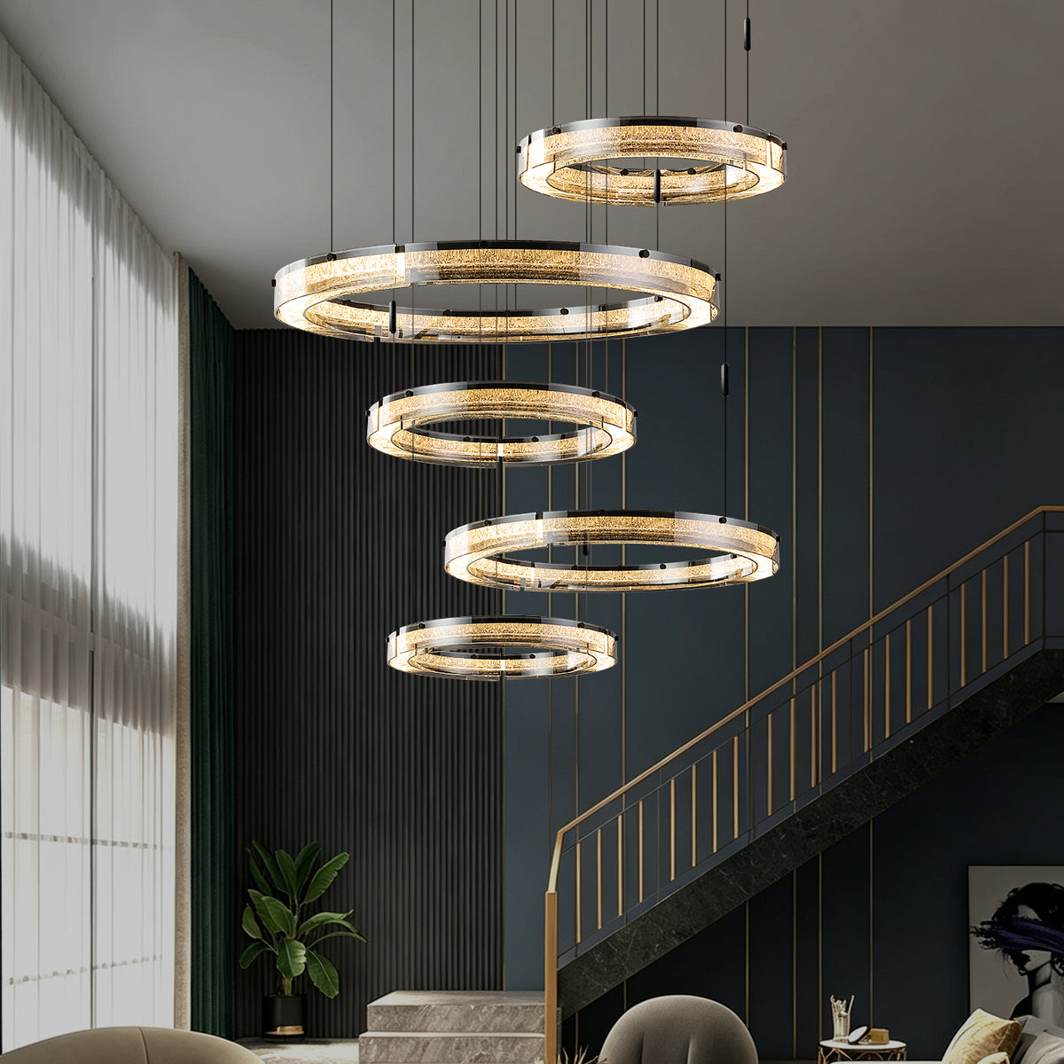 Luxury Villa Duplex Restaurant Hanging Ceiling Light