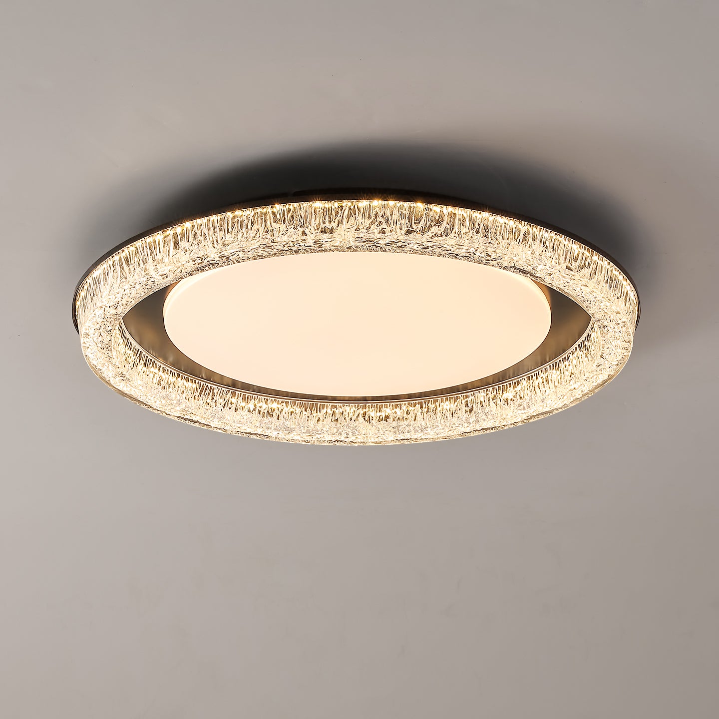 New Design Round Glass LED Ceiling Lamp