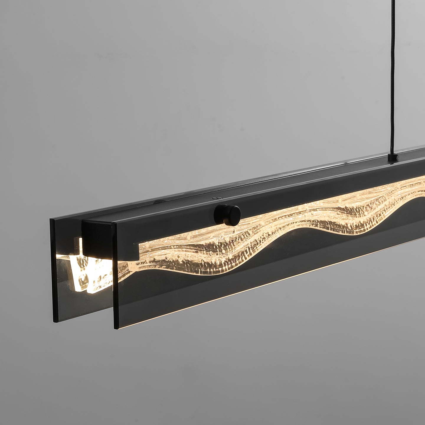 Modern Minimalist Linear Dining Room Pendant Light