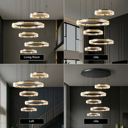 Luxury Villa Duplex Restaurant Hanging Ceiling Light