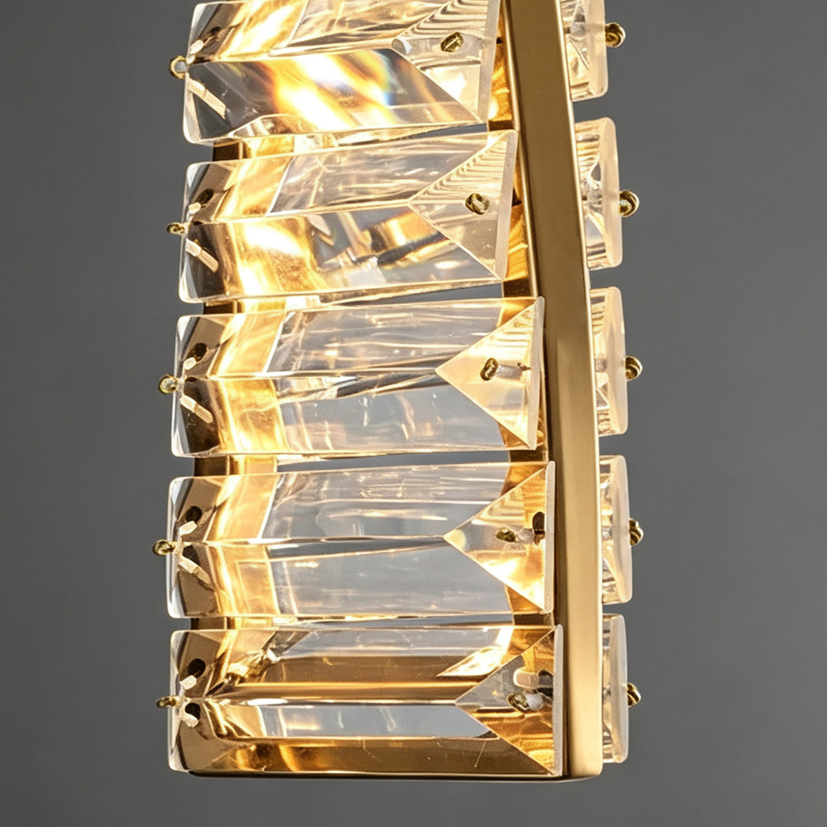 Luxury Spiral Staircase Crystal Chandelier