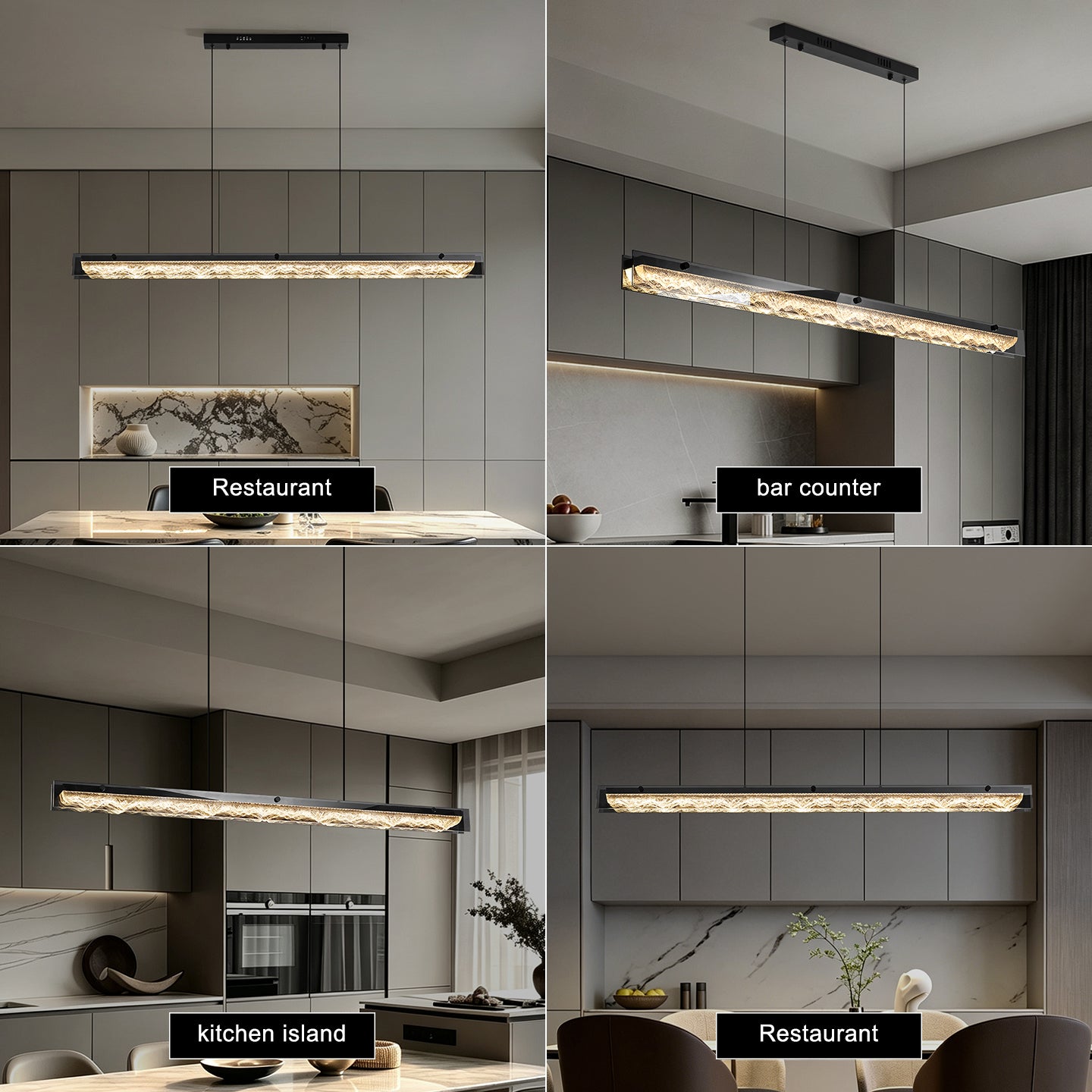 Restaurant LED Dining Room Island Hanging Lamp
