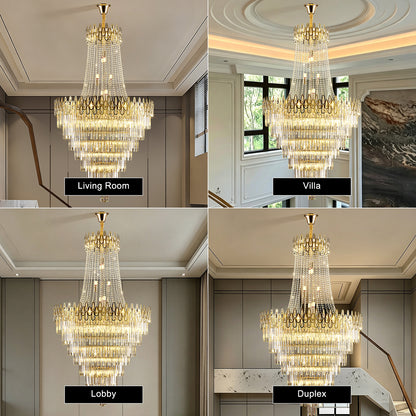 Luxury Villa Hall Duplex Loft Staircase Pendant Light