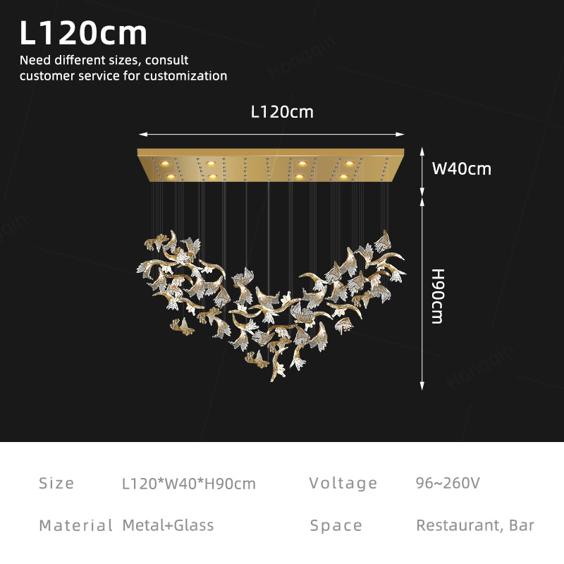 Modern Luxury Led Pendent Light Kitchen Dining Chandeliers Kitchen Island Dining Room Glass Pendant Light