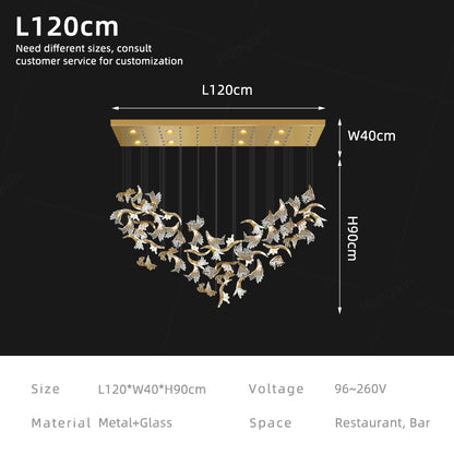 Modern Luxury Led Pendent Light Kitchen Dining Chandeliers Kitchen Island Dining Room Glass Pendant Light