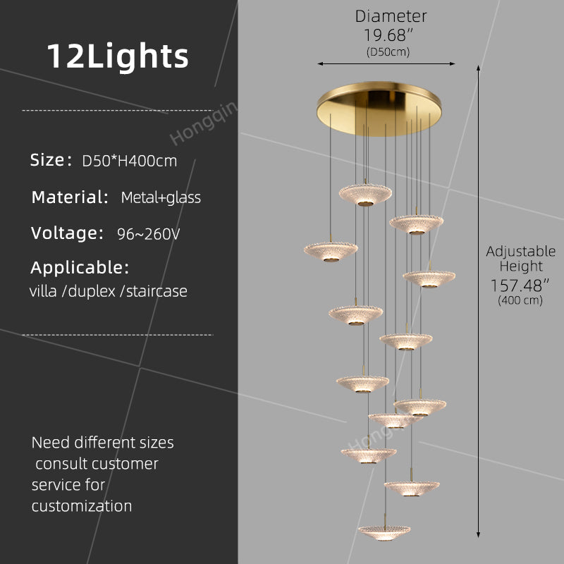 Modern Led Staircase Pendant Lamp