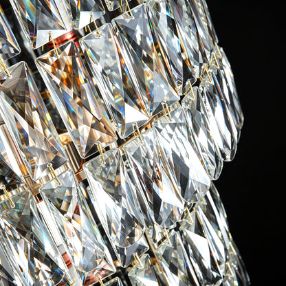 Luxury Stair Crystal Duplex Hall Chandelier