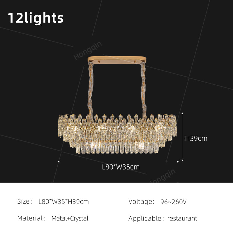 Luxury Crystal Chandeliers High-end Hanging Chandelier