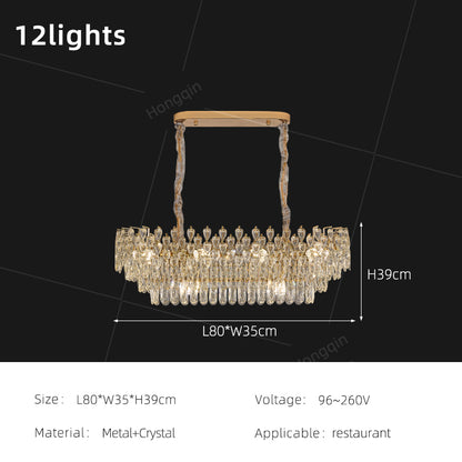 Luxury Crystal Chandeliers High-end Hanging Chandelier