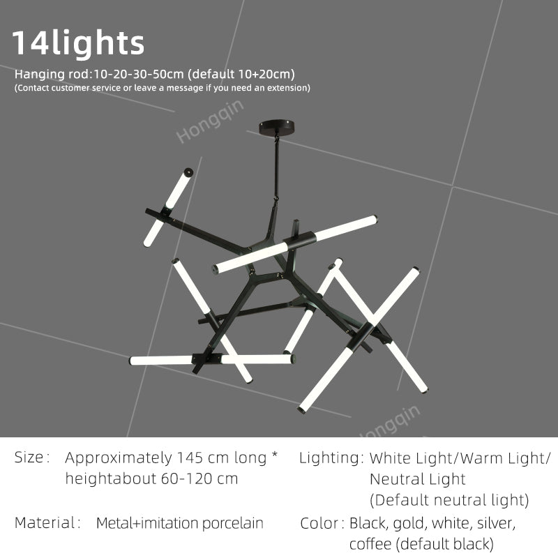 Nordic LED Tree Branch Pendant Lamp Dining Room LED Chandelier Over the Table Living Room Luxury Glass Pendant Light