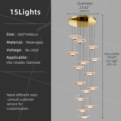 Modern Led Staircase Pendant Lamp
