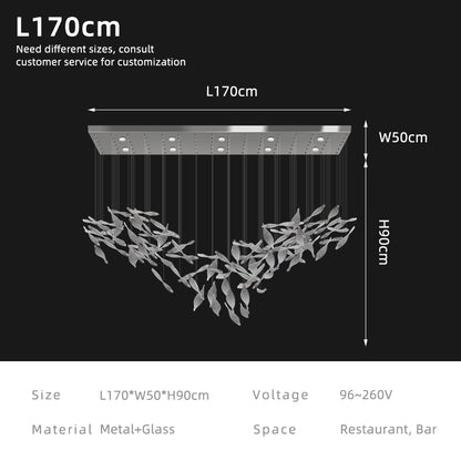 Luxury Living Room Dining Room Kitchen Chandelier Light