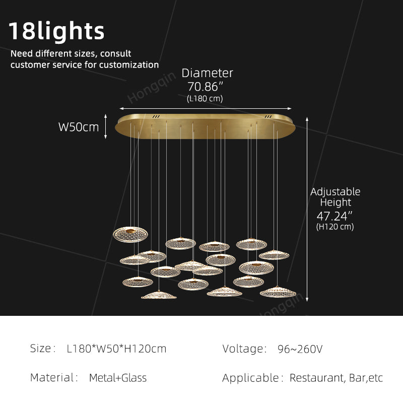Modern Dining Room Pendant Lights Bar Kitchen Island Table Decor Hanging Lights Creative Glass Led Pendant Lamp