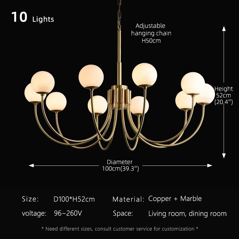 Luxury Living room Marble Pendant light