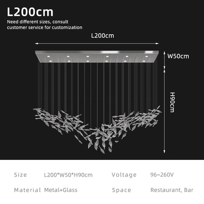 Luxury Living Room Dining Room Kitchen Chandelier Light