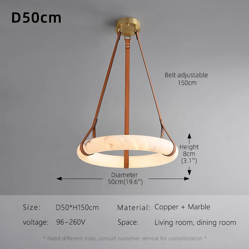 Marble Fixture Living Room Villa Chandelier