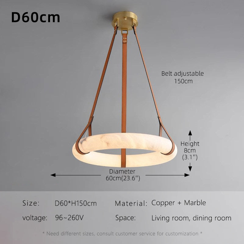 Marble Fixture Living Room Villa Chandelier