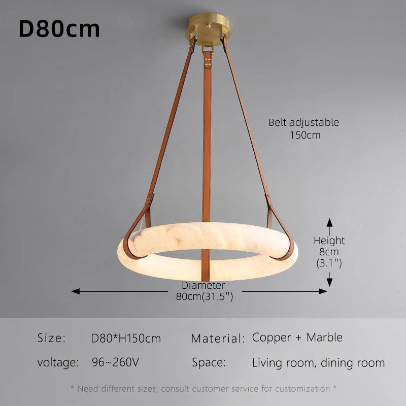 Marble Fixture Living Room Villa Chandelier
