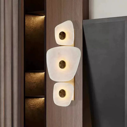 Nordic Cloud Stone Bedroom Bedside Wall Lights