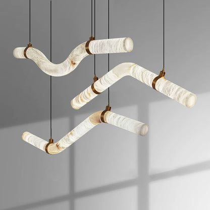 Marble Table Dining Room Kitchen Chandelier
