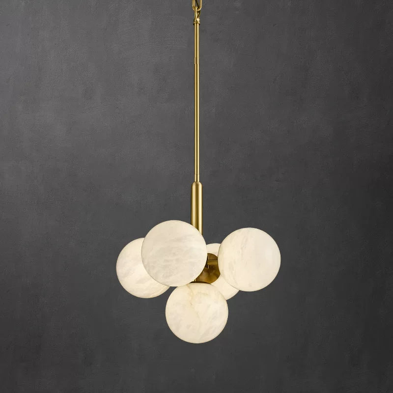 Luxury Minimalist Cloudstone Chandelier