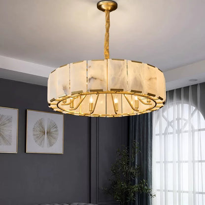 Luxury Natural Marble Living Room Pendant Light ﻿