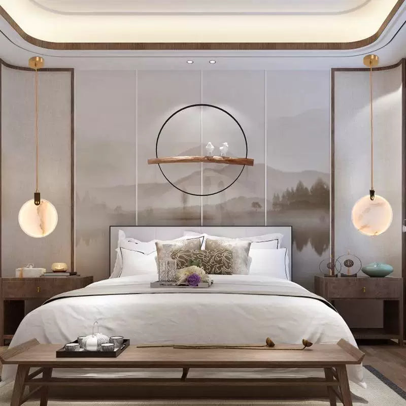 Natural Marble Art Middle Hot Sell Chandelier