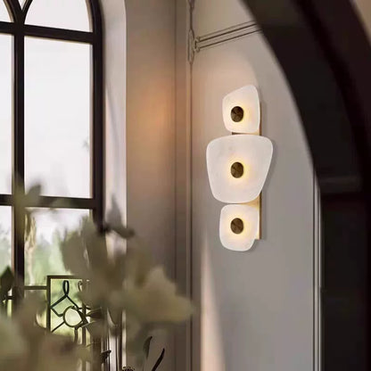 Nordic Cloud Stone Bedroom Bedside Wall Lights